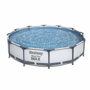 Bestway Kulatý nadzemní bazén Steel Pro MAX s kartušovou filtrací