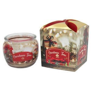 Arome Vonná svíčka ve skle Cranberry and Clove, 90 g