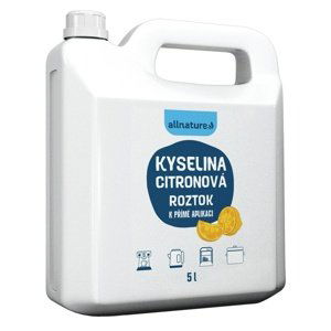 Allnature Kyselina citronová roztok, 5000 ml