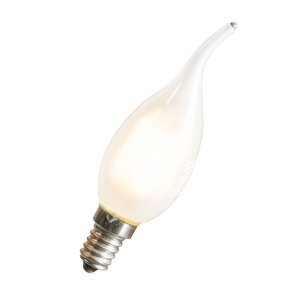 Svíčková lampa s LED vláknem E14 240V 3W