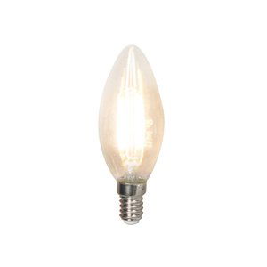 LED žárovka s vlákny E14 240V 3,5W 350lm B35 stmívatelná