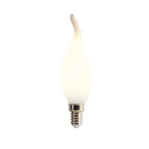 E14 dimmable LED filament lamp tip candle opal 3W 250 lm 2350K