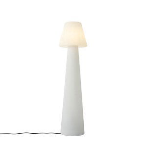 Designová venkovní stojací lampa bílá IP44 - Katrijn