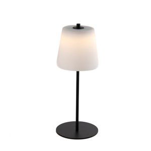 Moderne tafellamp zwart 35 cm opaal glas incl. LED 3-staps dimbaar - Jent