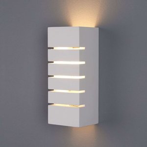 Moderní nástěnná lampa bílá omítka - Flavian