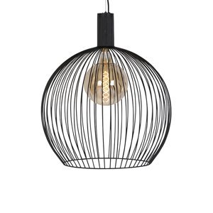Designová závěsná lampa černá 60 cm - Wire Dos