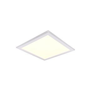 Stropní lampa bílá 45 cm včetně RGB LED dálkového ovladače - Anke