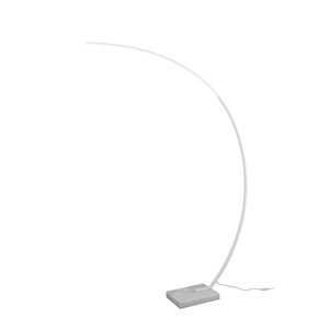 Designová stojací lampa bílá včetně LED stmívatelná - Dina