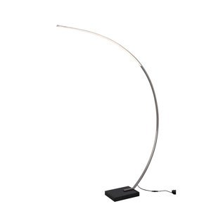 Designová stojací lampa z oceli včetně LED stmívatelné - Dina