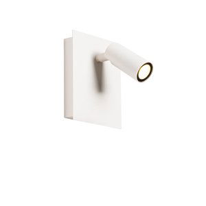 Moderne buiten wandlamp wit incl. LED IP54 - Simon