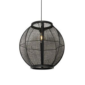 Oosterse hanglamp zwart 46 cm - Rob