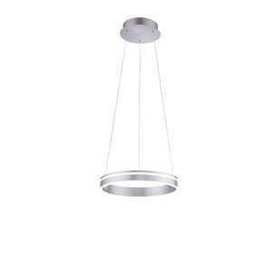 Smart hanglamp staal 40 cm met afstandsbediening - Ronith