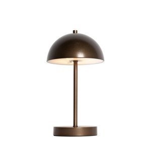 Venkovní stolní lampa tmavě bronzová dobíjecí 3-stupně stmívatelná - Keira