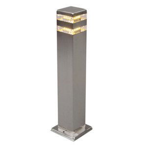 Venkovní lampa Satin Square 50cm ocel s LED