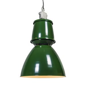 Závěsná lampa Fabryka II zelená
