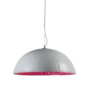 Závěsná lampa Magna 70 šedo - růžová