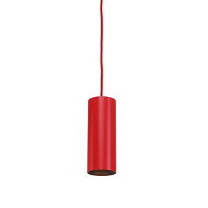 Závěsná lampa tubo 1 červená