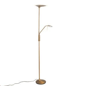 Moderní stojací lampa Diva 2 bronzová