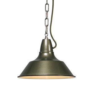 Závěsná lampa Gestel zelená / šedá