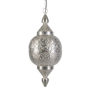 Závěsná lampa Marrakesh stříbrná orientální