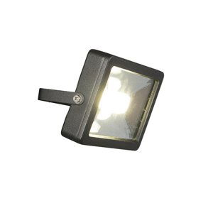 Moderní reflektor černý včetně LED 30W - Telix