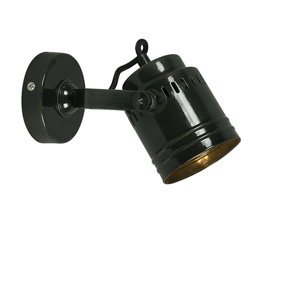Nástěnná lampa Cupa černá