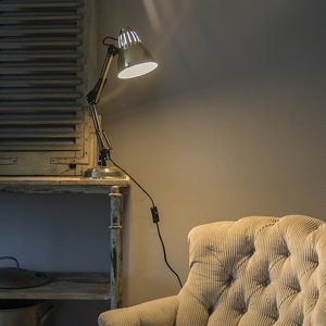 Nastavitelná mosazná stolní lampa - Buzz