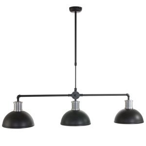 Průmyslová závěsná lampa černá 3-světlo - Pelle 3