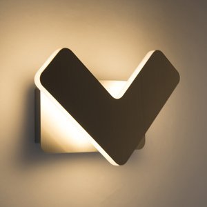 Moderní nástěnné svítidlo LED ocel - Check