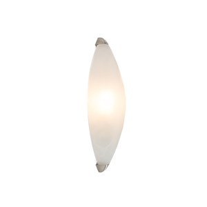 Nástěnná lampa Rigo albaster sklo s niklem