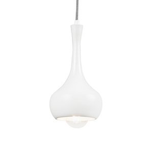 Závěsná lampa Ajaccio 1 D bílá