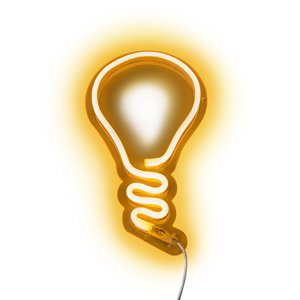 Nástěnná lampa Neon Idea! žlutá