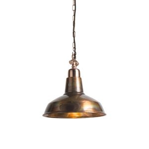 Vintage závěsná lampa měď - Goliath medium