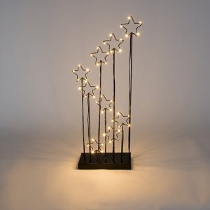 Vánoční osvětlení stojící hvězdy 20 LED teplé bílé