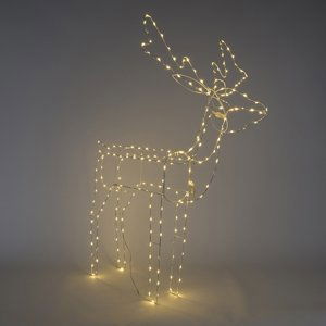 Vánoční osvětlení Sobí LED teplá bílá 110cm