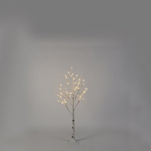 Vánoční osvětlení bříza Snow LED teplá bílá 1,25 metru