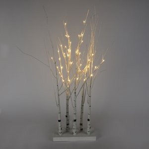 Vánoční osvětlení Birch forest LED teplé bílé 0,9 metru