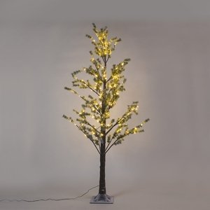 Vánoční osvětlení jedle Snow LED teplé bílé 2,1 metru