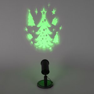 Vánoční osvětlení Laserový projektor LED zelený vánoční stromeček