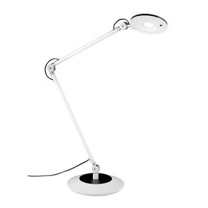 Moderní nastavitelná stolní lampa bílá včetně LED - Roderic