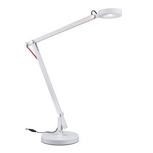 Moderní nastavitelná stolní lampa bílá včetně LED - Pixar