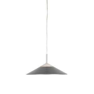 Moderní závěsná lampa šedá včetně LED - Lupos