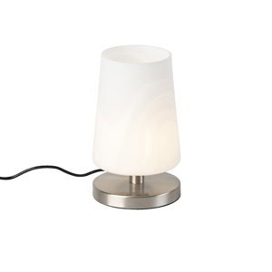 Moderní stolní lampa z oceli s dotykovým stmívačem vč. LED - Magma