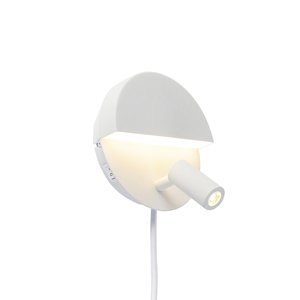 Designové nástěnné svítidlo bílé včetně LED - Marion