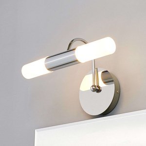 Moderní koupelnová lampa chrom vč. LED IP44 - Benaja