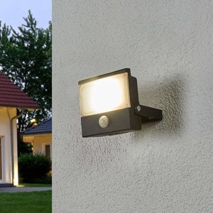 Elegantní venkovní lampa antracitová se snímačem pohybu vč. LED - Auron