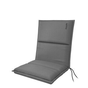 Doppler CITY nízký polstr na židli a křeslo - tmavě šedý (4419), 100 % polyester