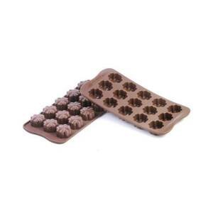 Silikonová forma na čokoládu – čtyřlístek - Silikomart