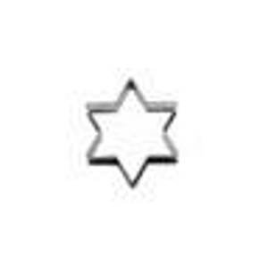 Vykrajovátko hvězda  5,5cm x  5,5cm - Smolík