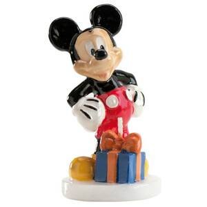 Svíčka - figurka na dort Mickey 8cm s dárkem - Dekora